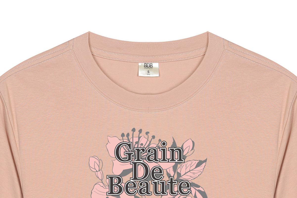 그랭드보떼(GRAIN DE BEAUTE) SIGNATURE T-SHIRT 03 [INDY PINK]