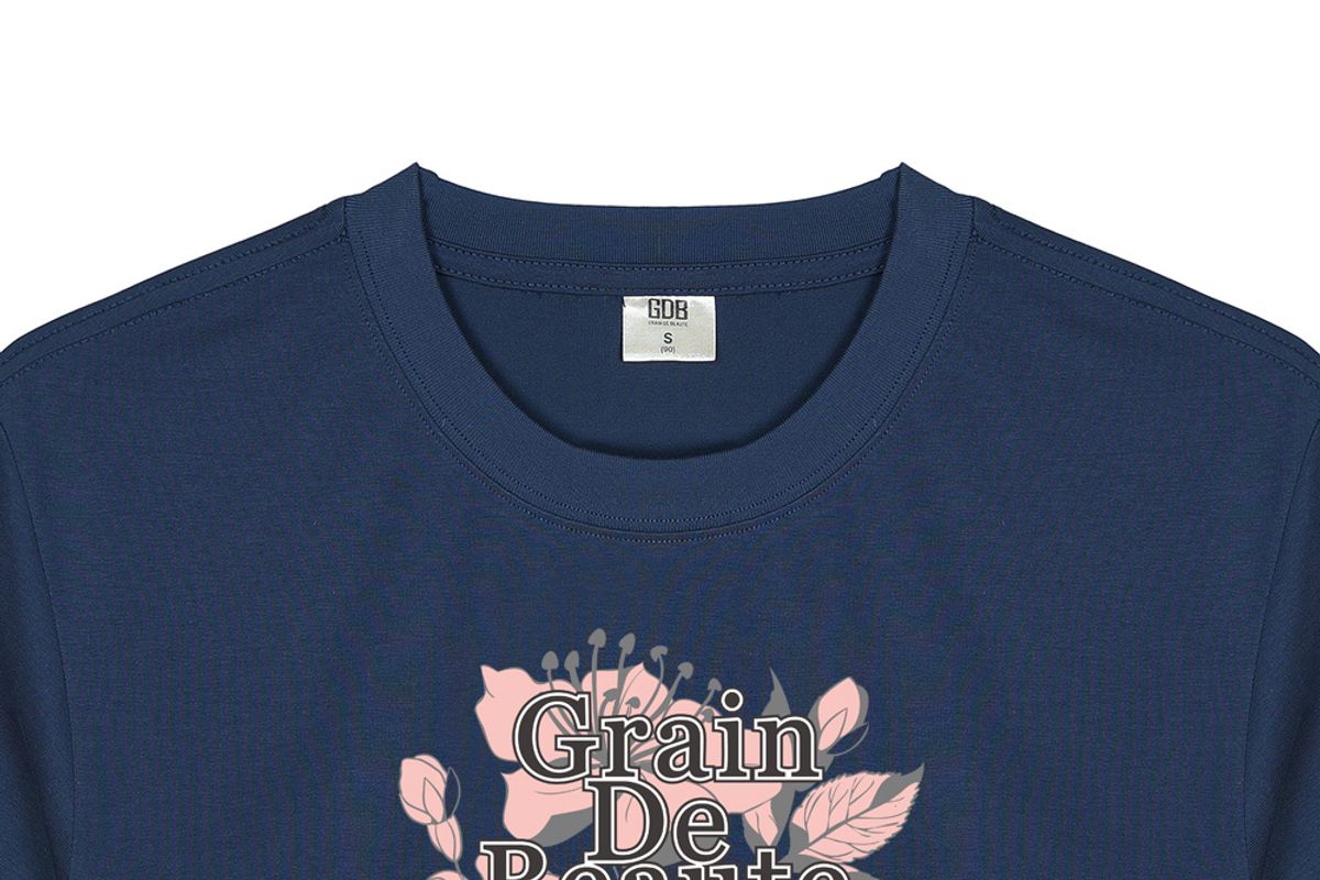그랭드보떼(GRAIN DE BEAUTE) SIGNATURE T-SHIRT 03 [NAVY]