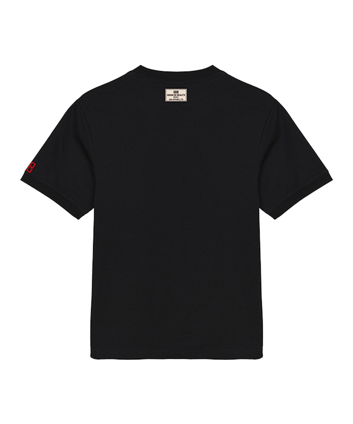그랭드보떼(GRAIN DE BEAUTE) SIGNATURE T-SHIRT 03 [BLACK]