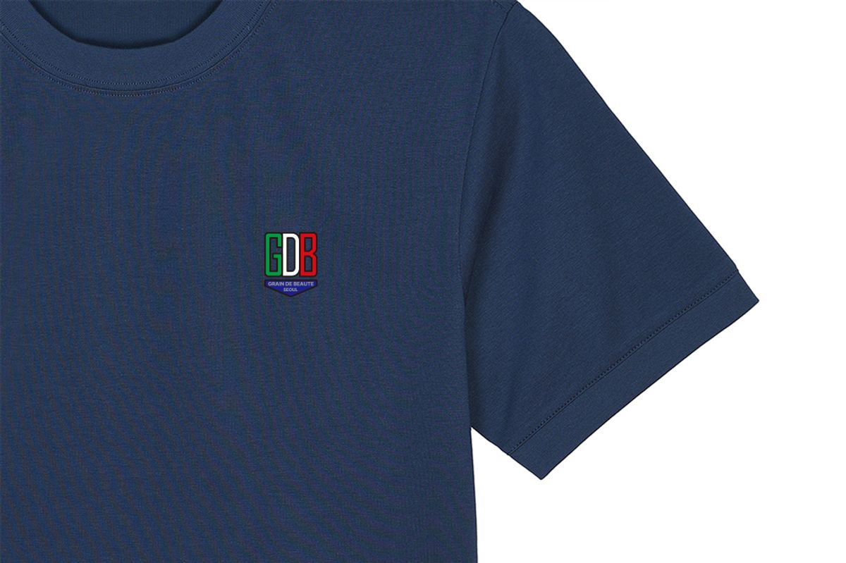 그랭드보떼(GRAIN DE BEAUTE) BACK LOGO T-SHIRT 01 [NAVY]