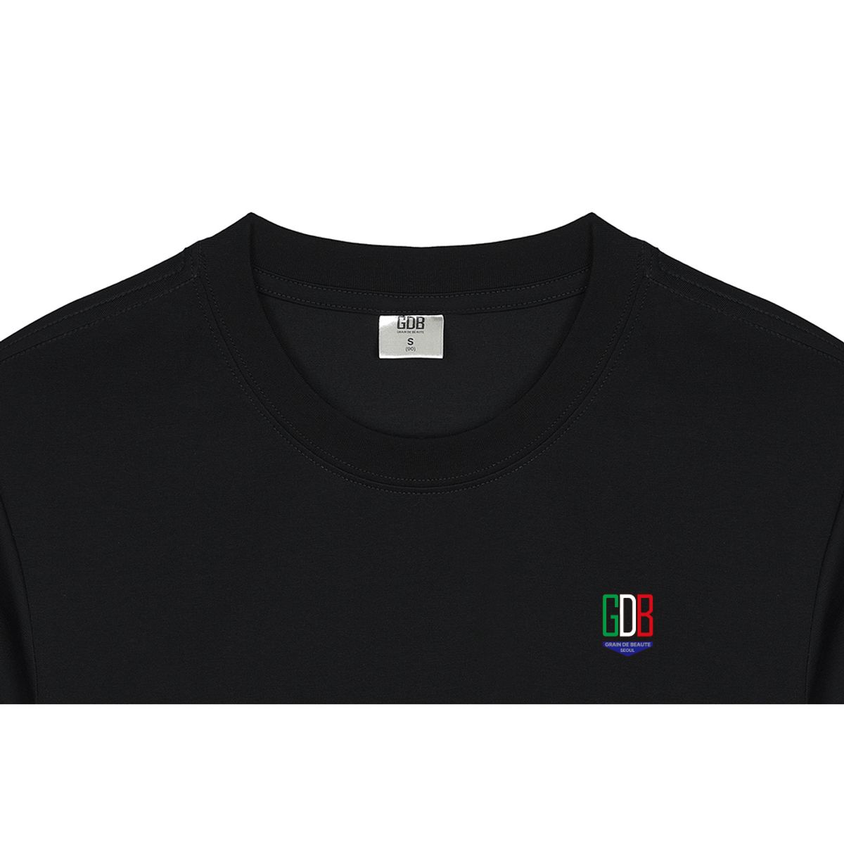 그랭드보떼(GRAIN DE BEAUTE) BACK LOGO T-SHIRT 01 [BLACK]