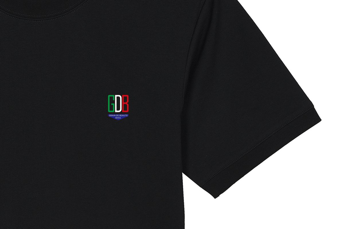 그랭드보떼(GRAIN DE BEAUTE) BACK LOGO T-SHIRT 01 [BLACK]