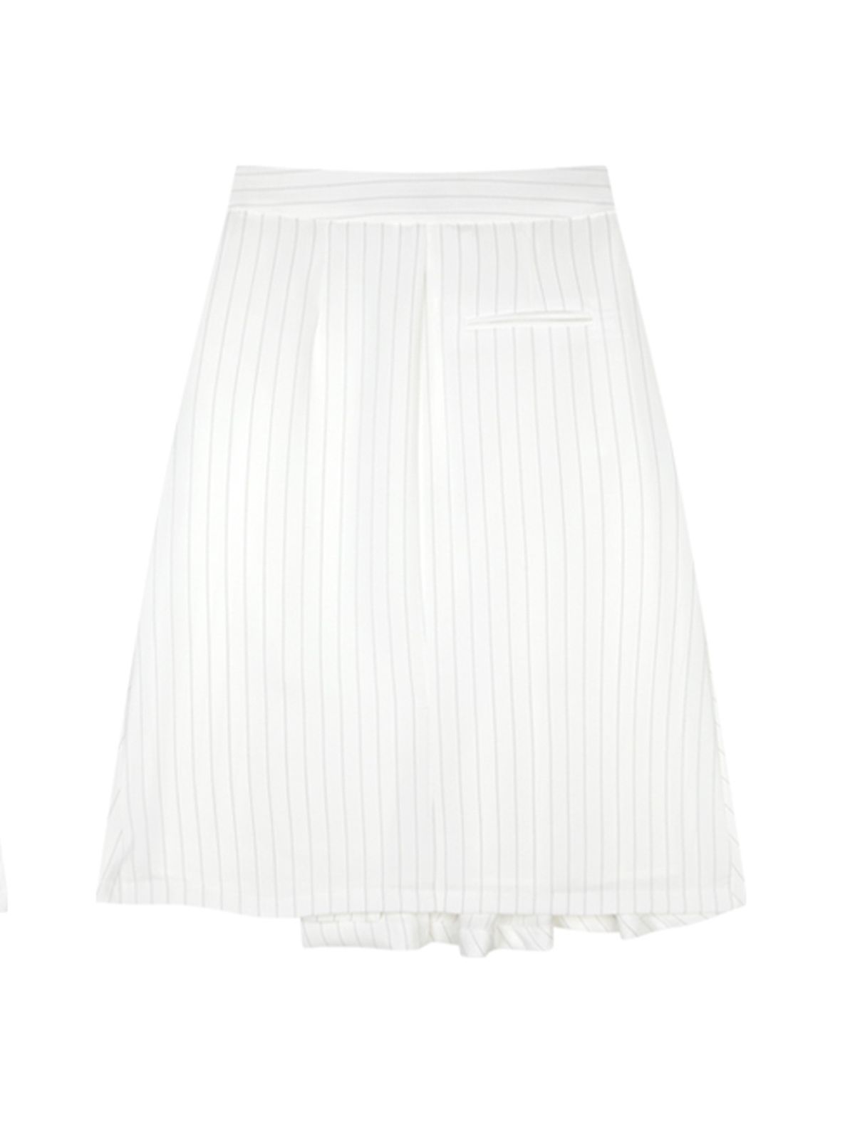 위메농(OUI MAIS NON) Annabelle stripe wrapped skirts
