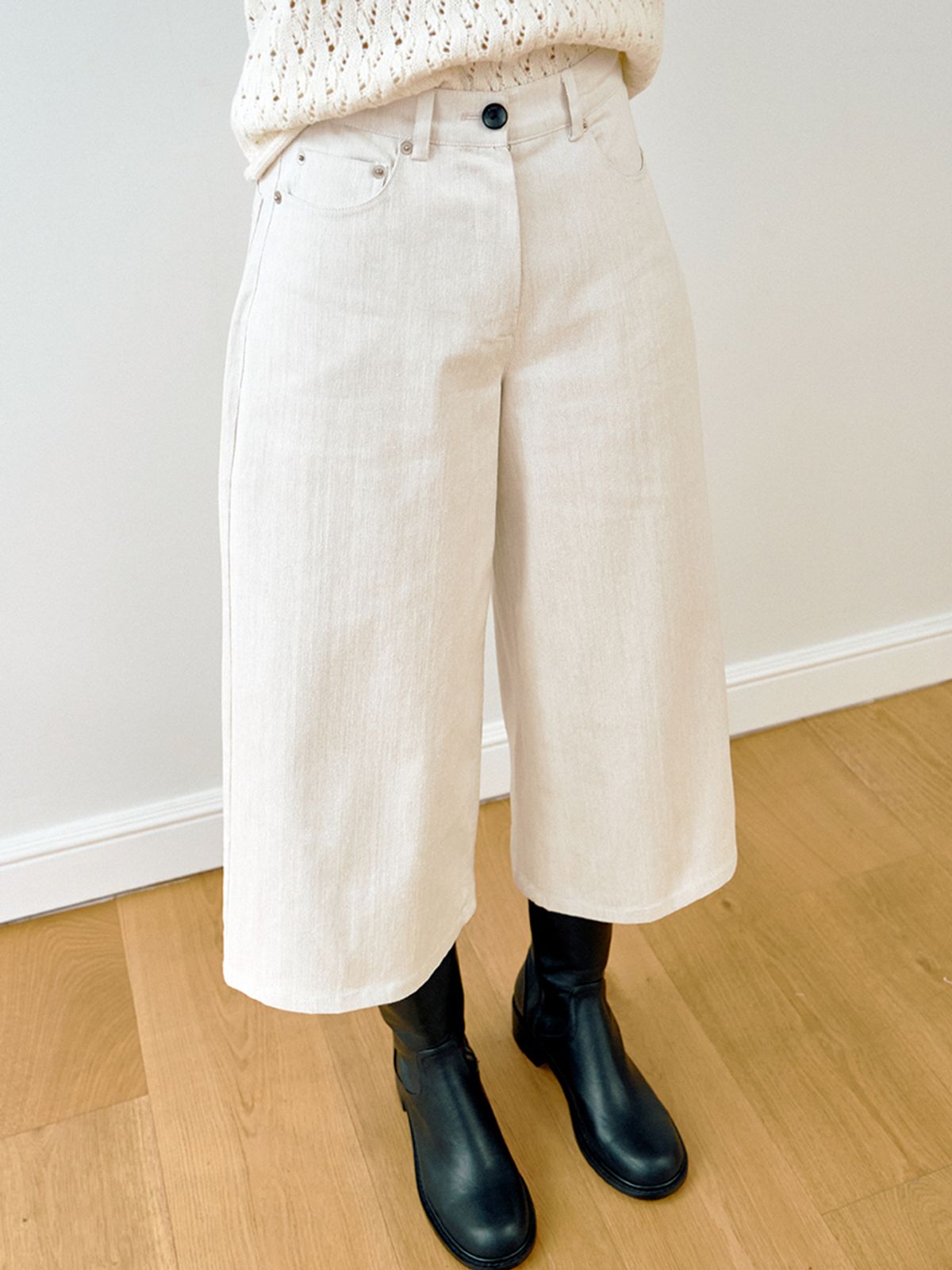 위메농(OUI MAIS NON) Bermuda cotton pants