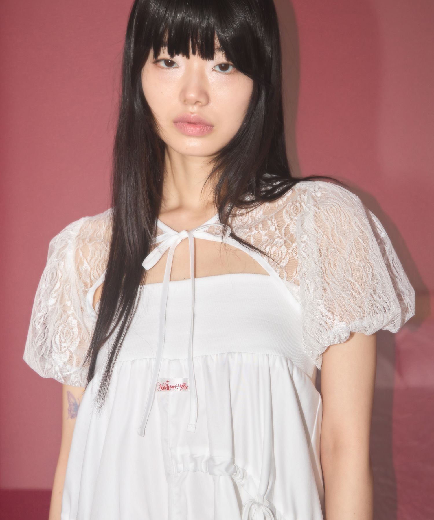 【新品•未使用】DAISYLINパフスリーブボレロ お色変更可能】ブラック パフスリーブ ボレロ 【送料込】 (ボレロ