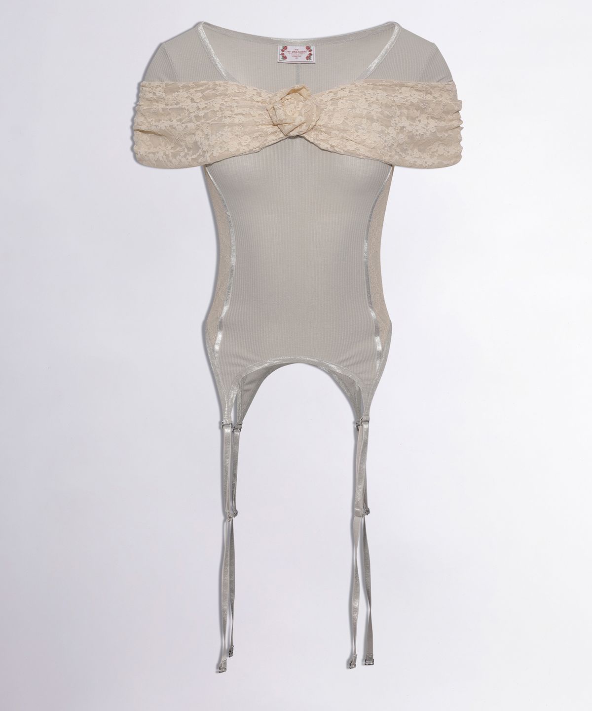 스컬프터(SCULPTOR) Corset U Neck Tee Ice