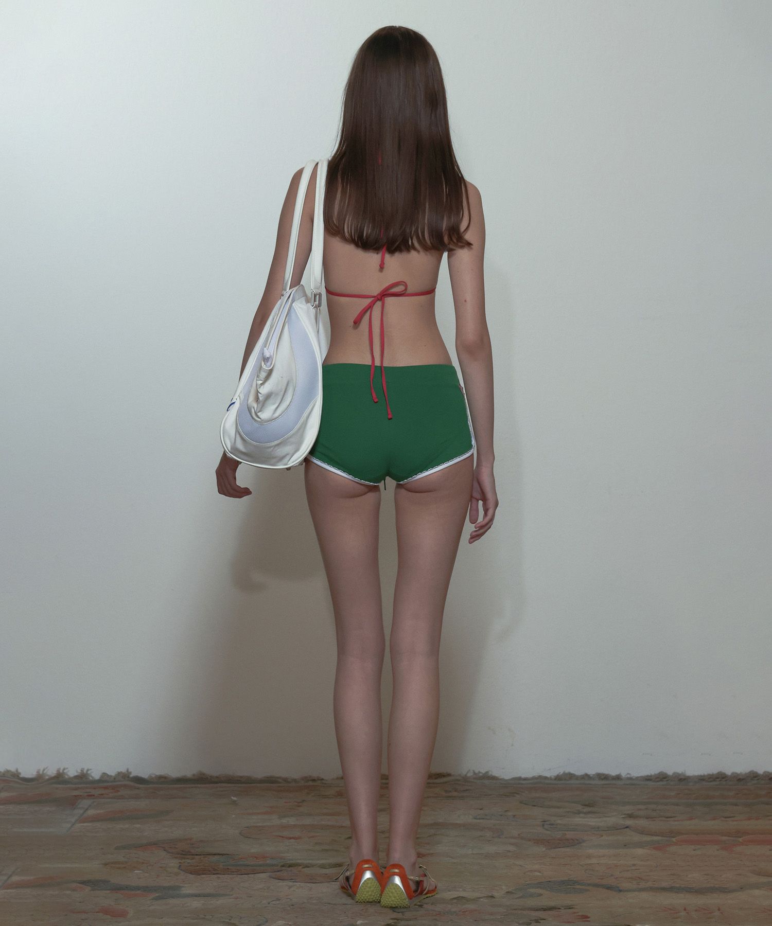 MUSINSA公式 | SCULPTOR Micro Dolphin Shorts Green