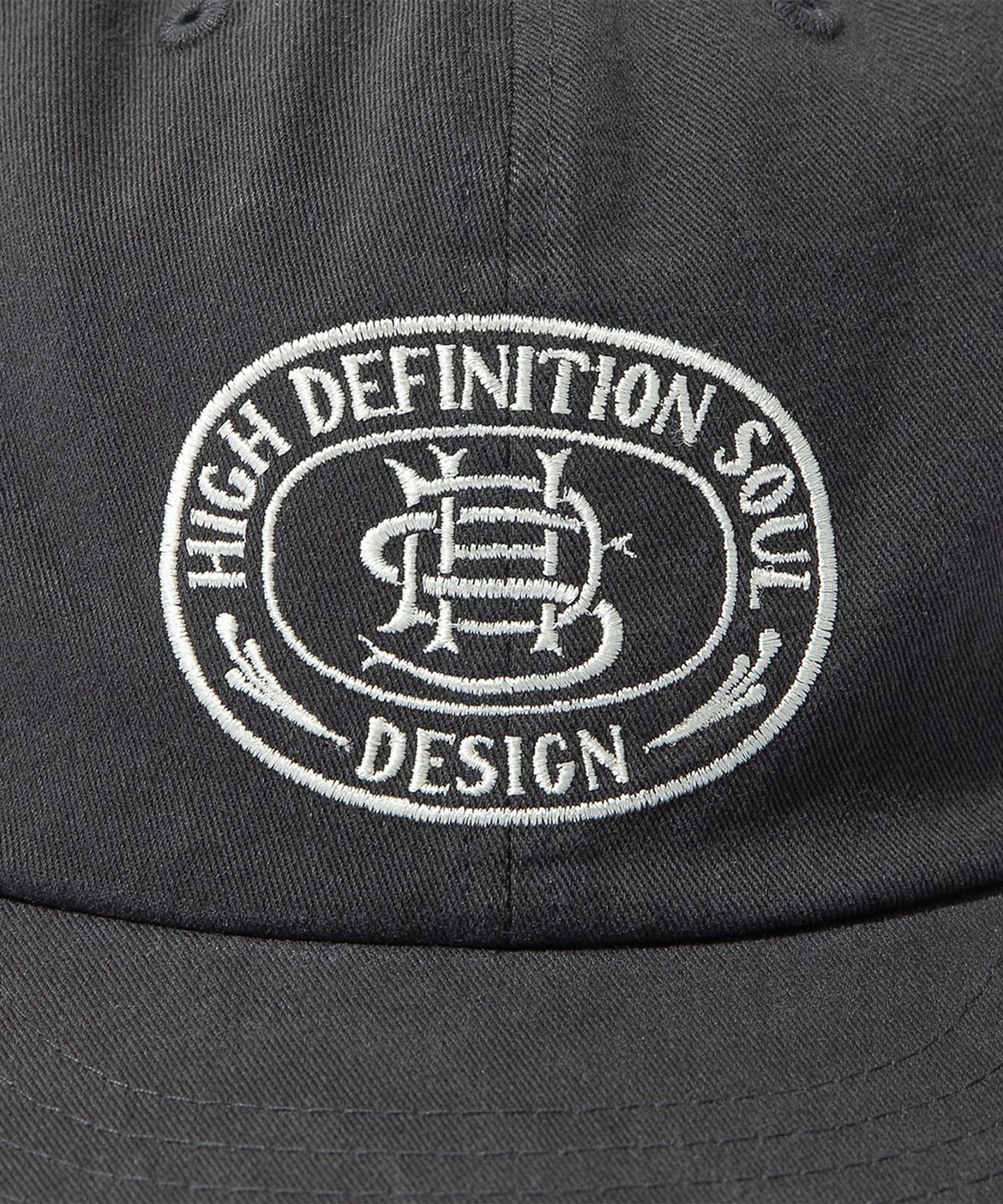 에이치디에스(HDS) MONOGRAM LOGO CAP - CHARCOAL