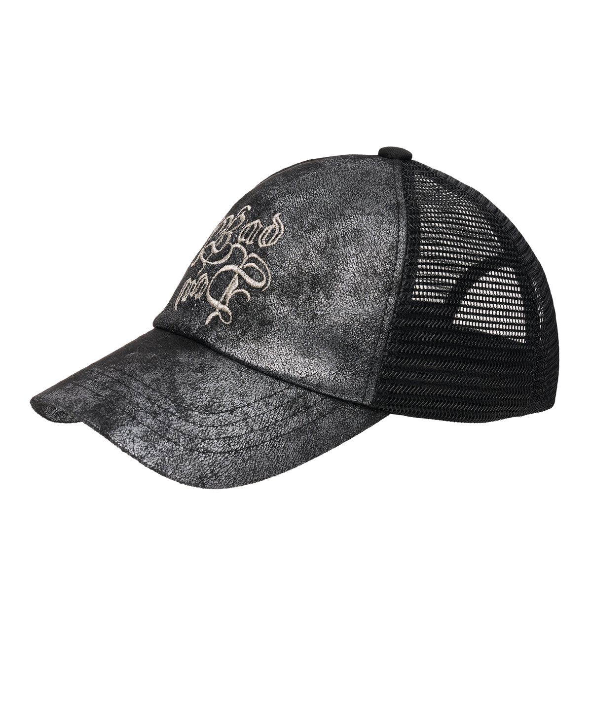 배디(BADEE) Stone Trucker Mesh Ball Cap Stone Black