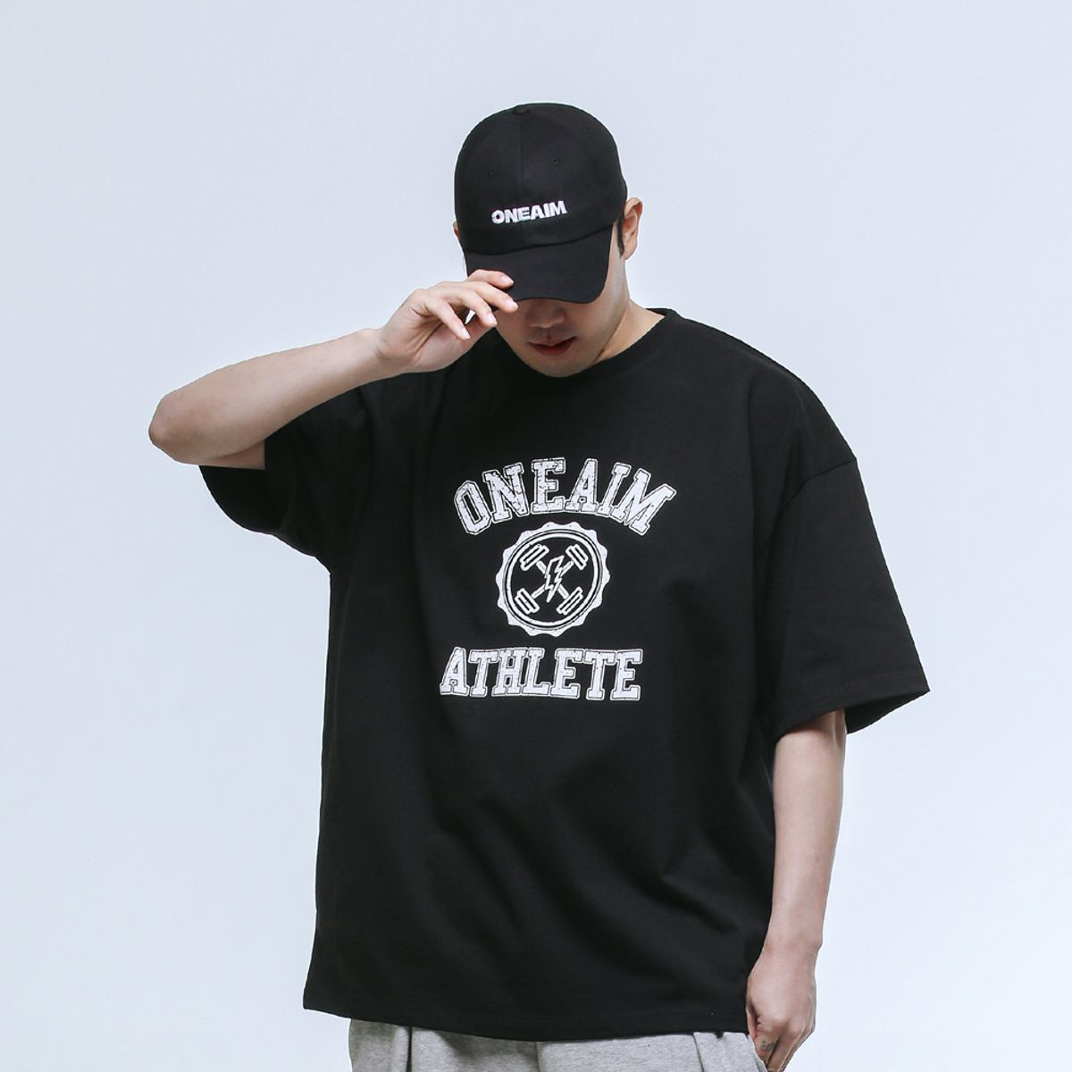 원에임(ONEAIM) ONEAIM 코튼 볼캡 블랙