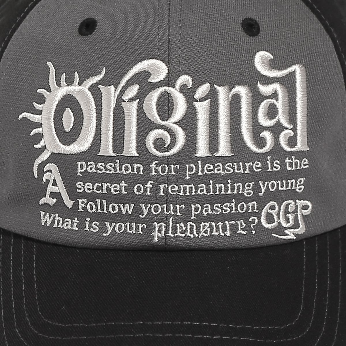 오가프(OGARP) Original Lettering Cap Black