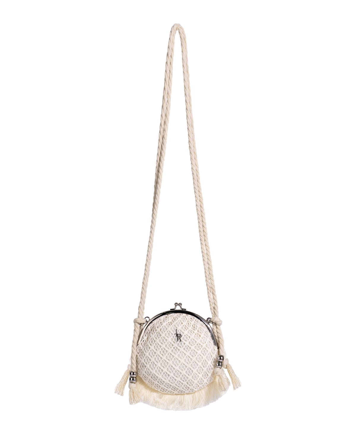 레더리(LEATHERY) 위브 로프 테슬백 [BLACK]