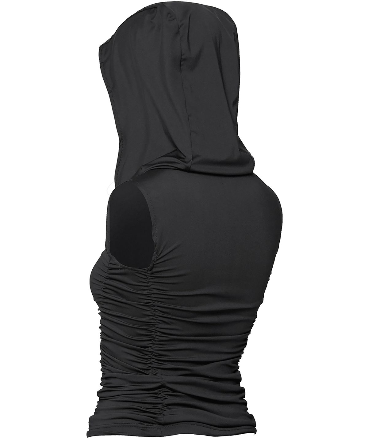 플레어업(FLAREUP) Hooded High Neck Sleeveless (FL-125_Black)