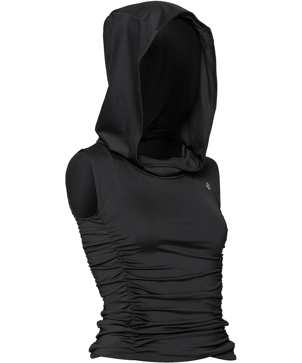 플레어업(FLAREUP) Hooded High Neck Sleeveless (FL-125_Black)