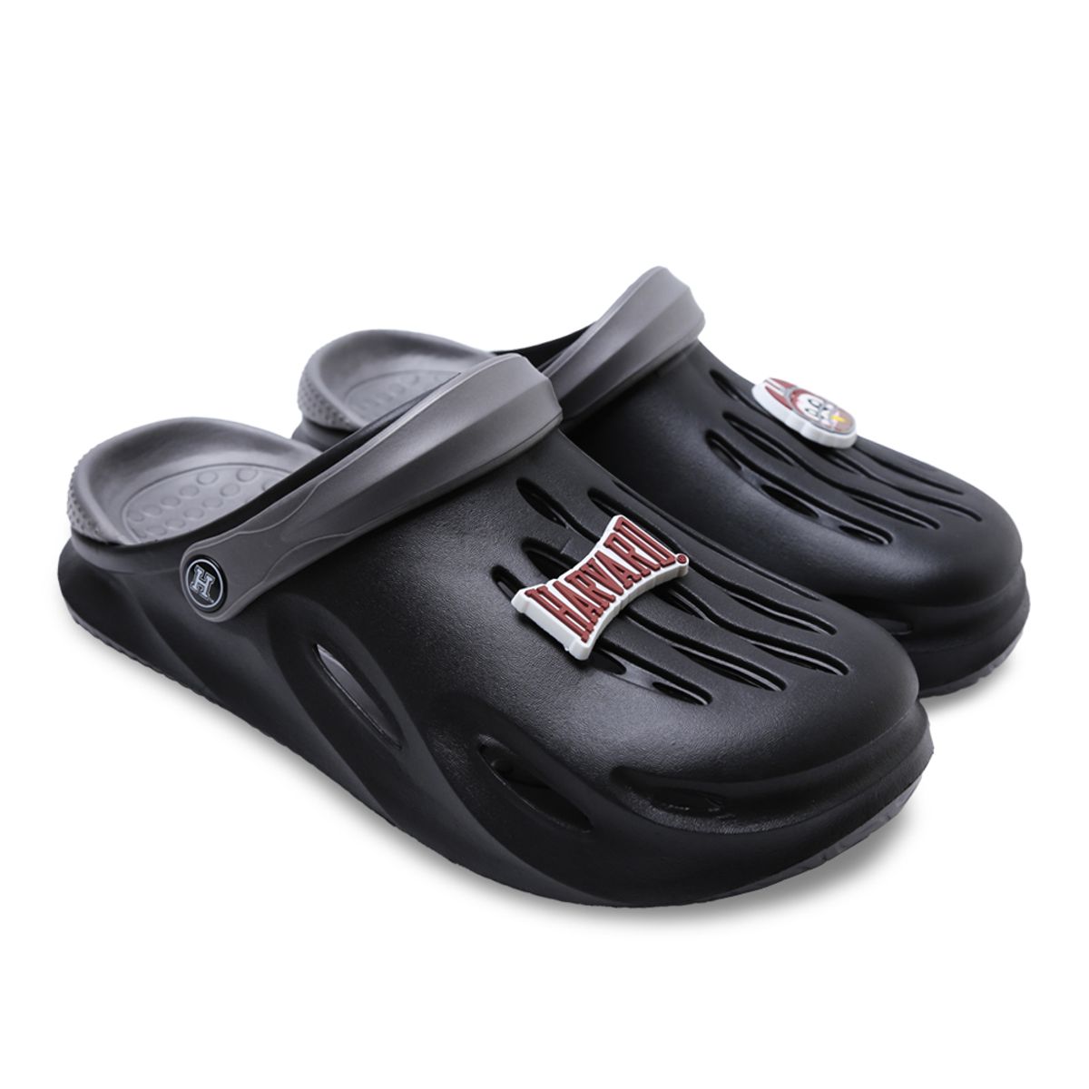 하버드 슈즈(HARVARD SHOES) 하만 남여공용 샌들슬리퍼 블랙/그레이