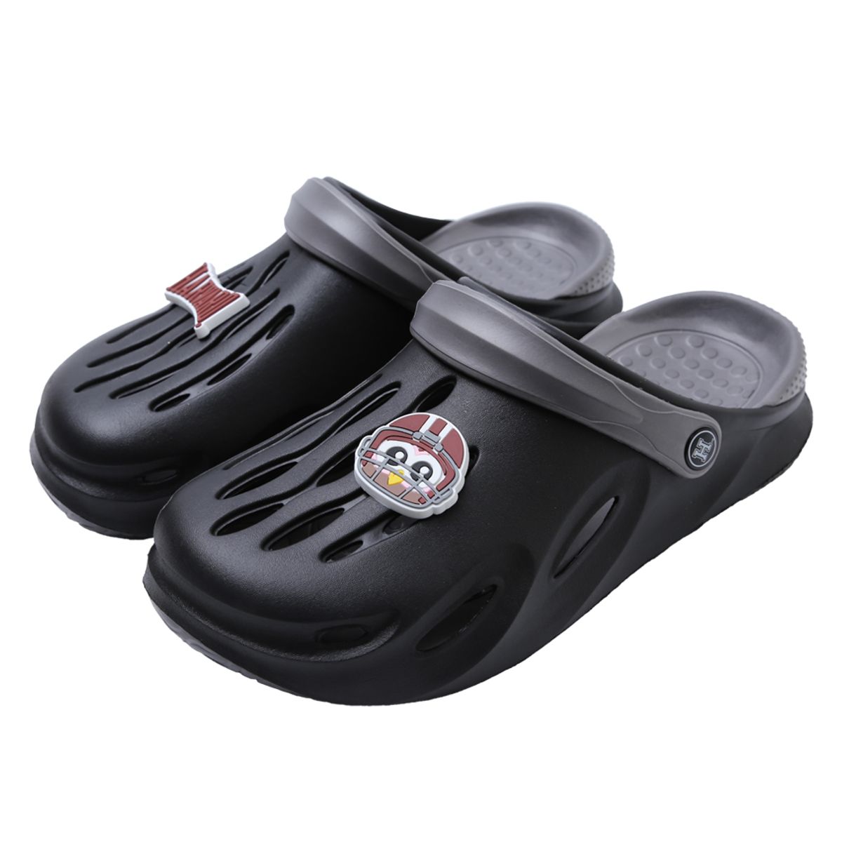 하버드 슈즈(HARVARD SHOES) 하만 남여공용 샌들슬리퍼 블랙/그레이