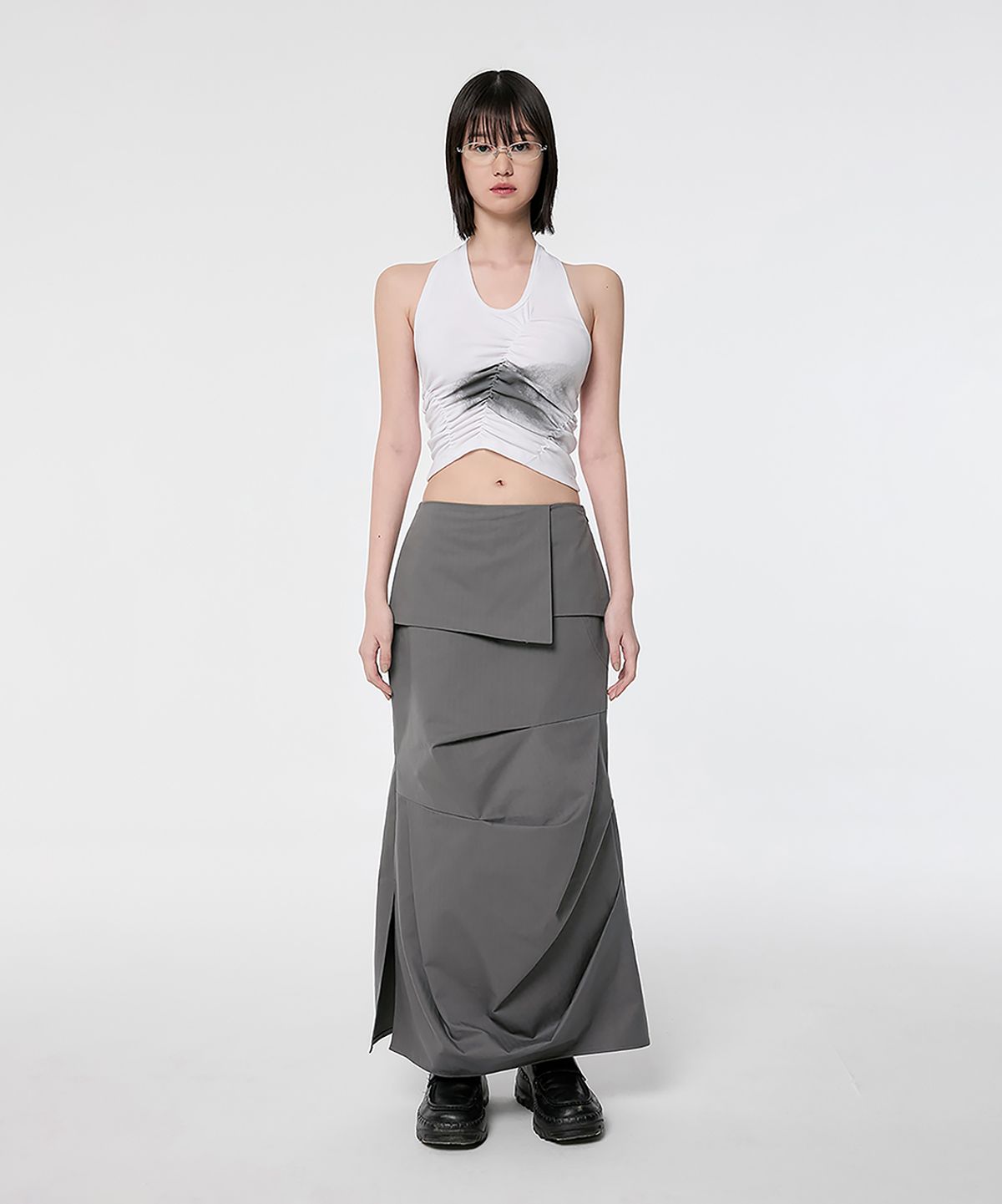 플레어업(FLAREUP) Vanish Halterneck Top (FL-124_White)