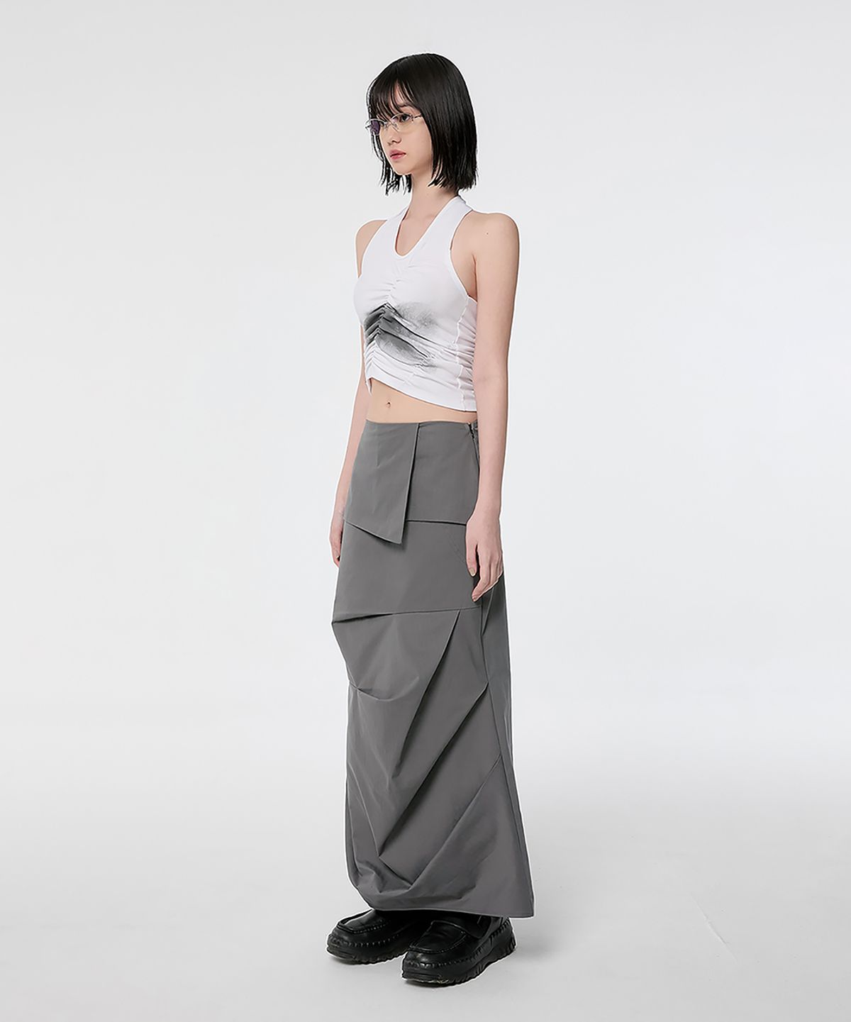 플레어업(FLAREUP) Vanish Halterneck Top (FL-124_White)