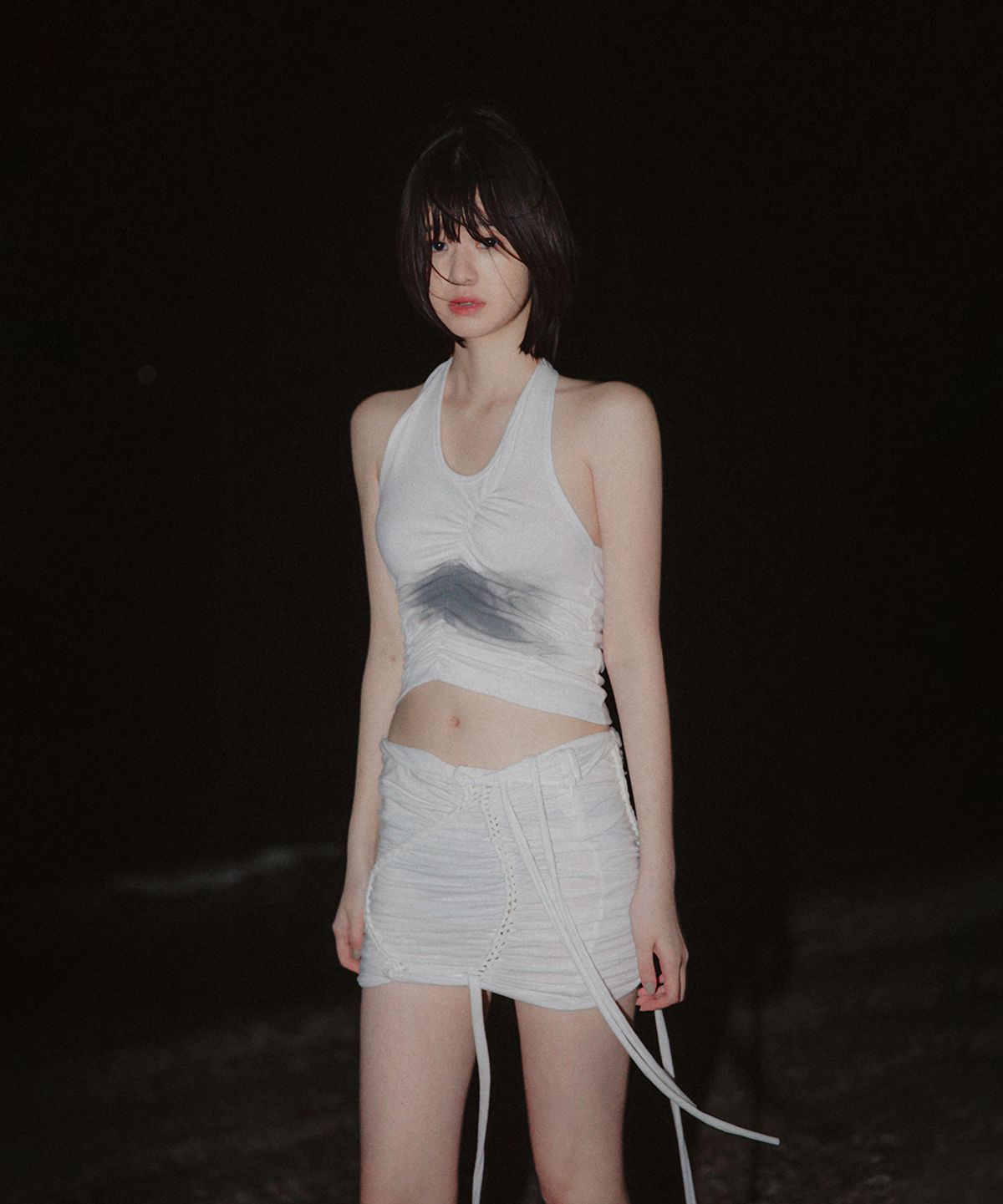 플레어업(FLAREUP) Vanish Halterneck Top (FL-124_White)