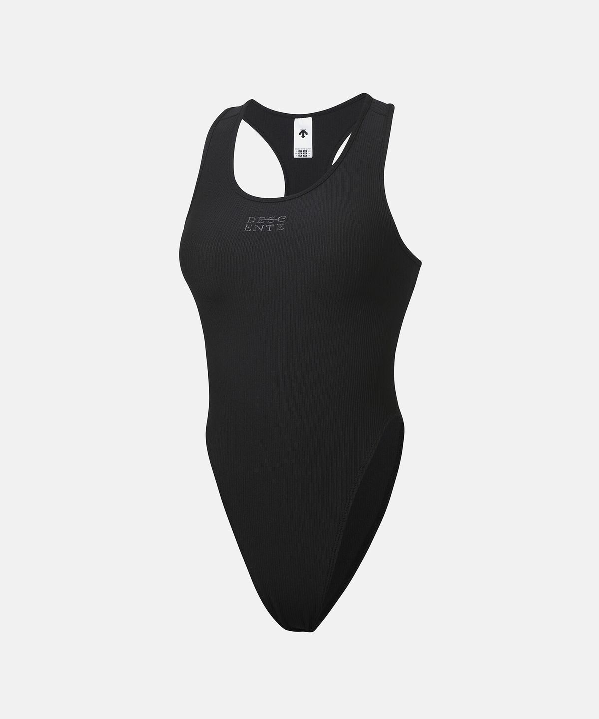 데상트(DESCENTE) 여성 골지 바디수트 블랙(SP222TSW44)
