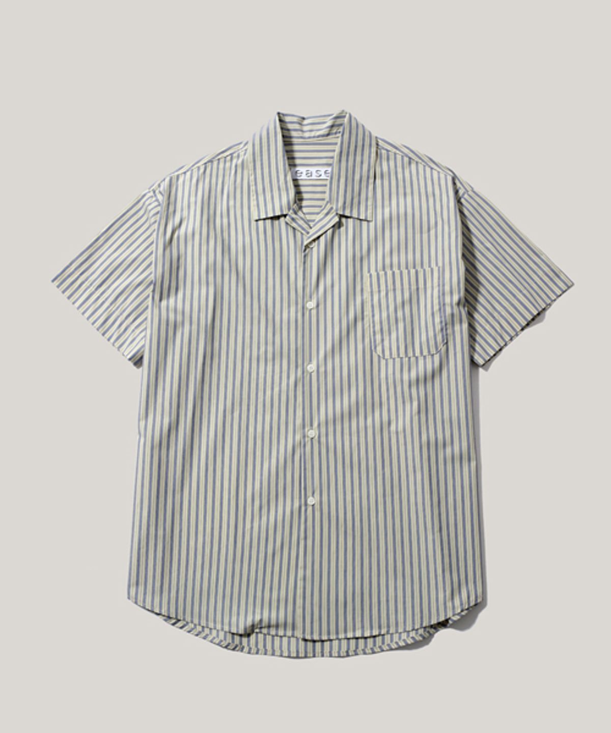 이즈(EASE) SUNDAY STRIPE 1/2SHIRTS [OVERSIZE FIT]