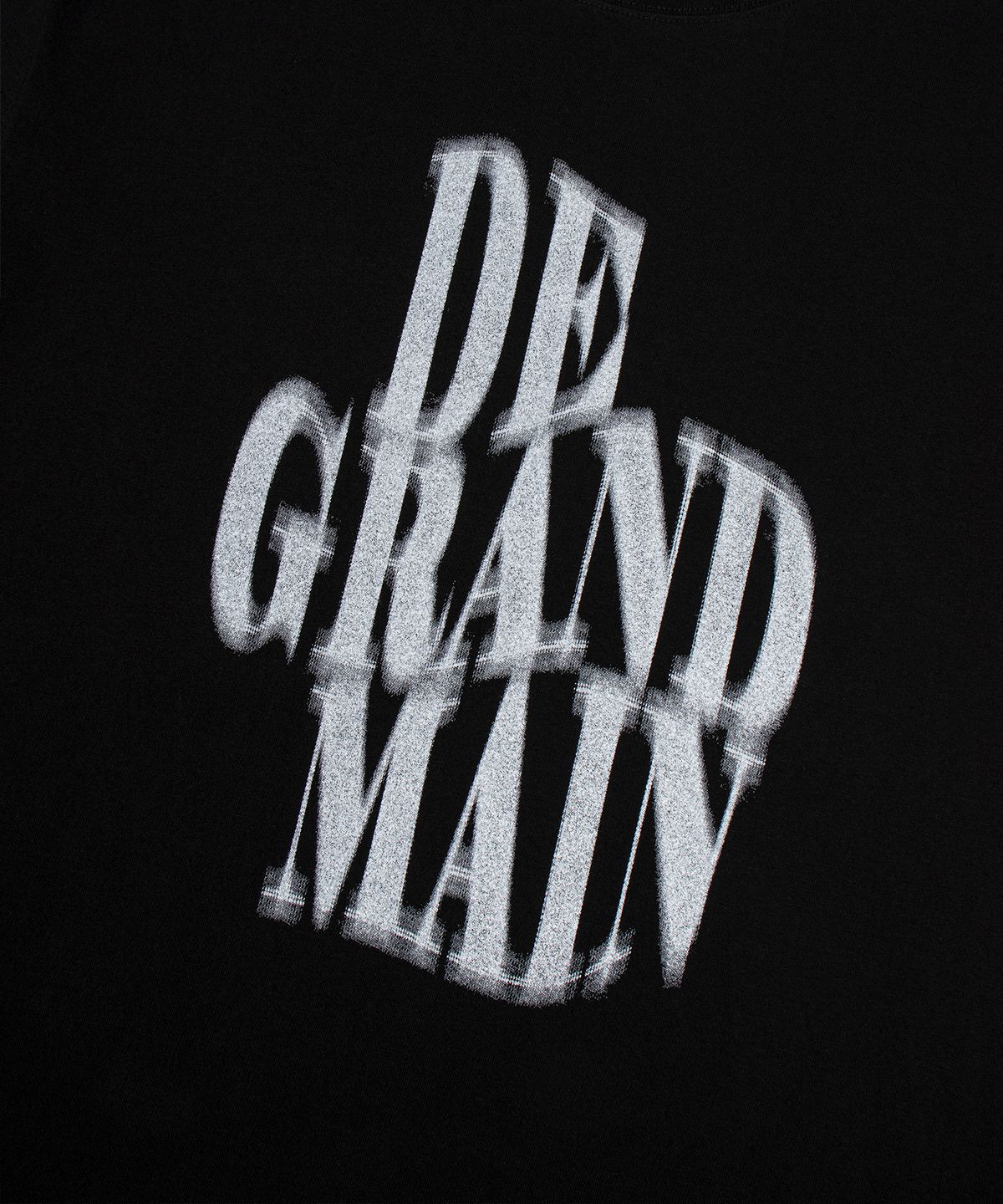 디 그랜드 마틴(DE GRAND MATIN) BLURRY LOGO TEE_BLACK