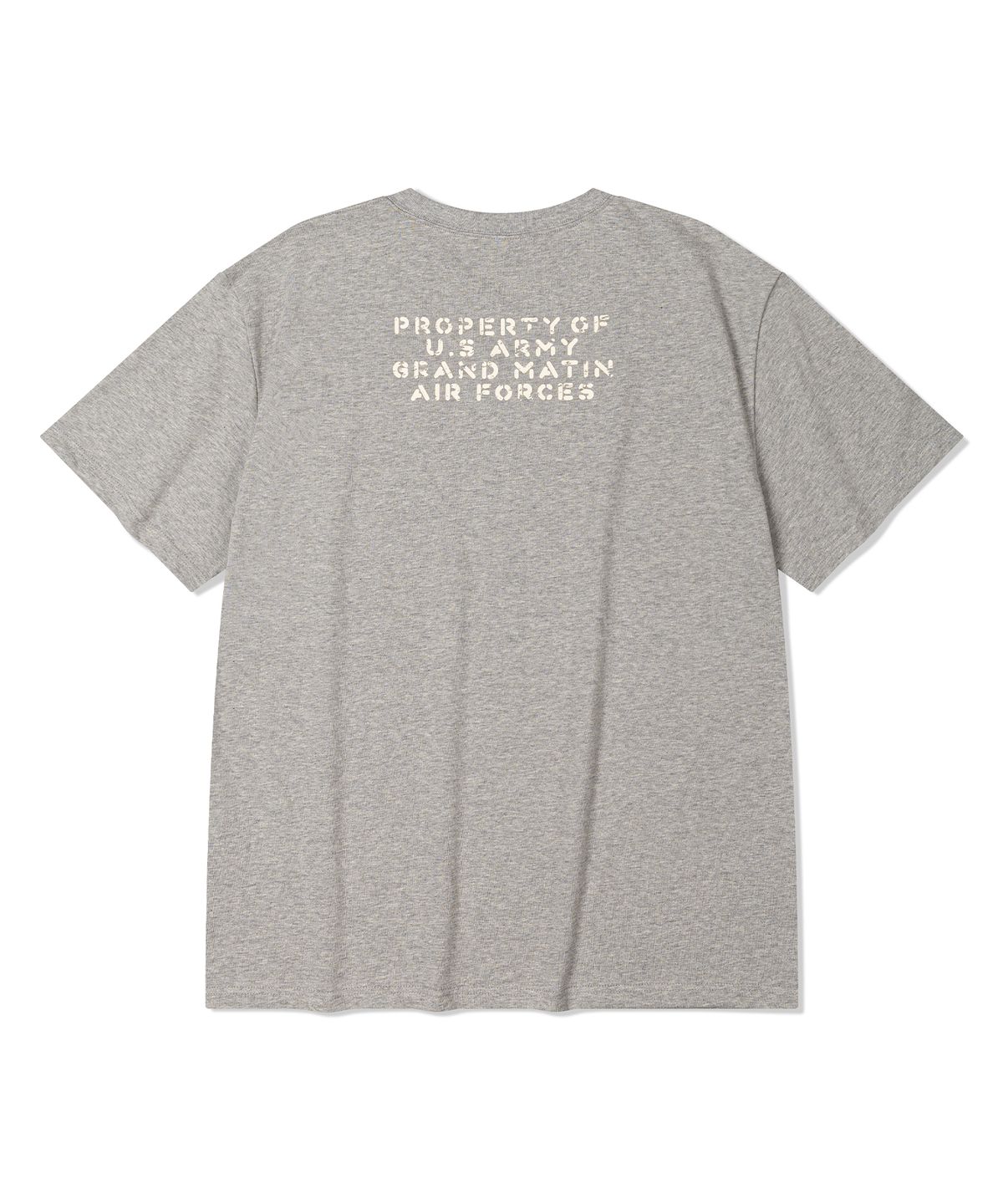 디 그랜드 마틴(DE GRAND MATIN) U.S FURCE TEE_MELANGE GRAY