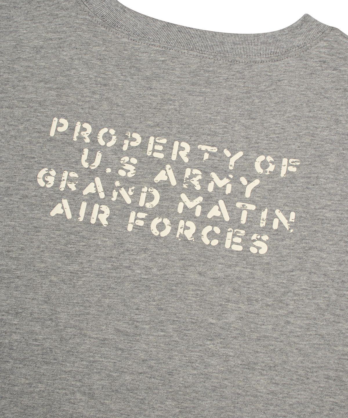 디 그랜드 마틴(DE GRAND MATIN) U.S FURCE TEE_MELANGE GRAY