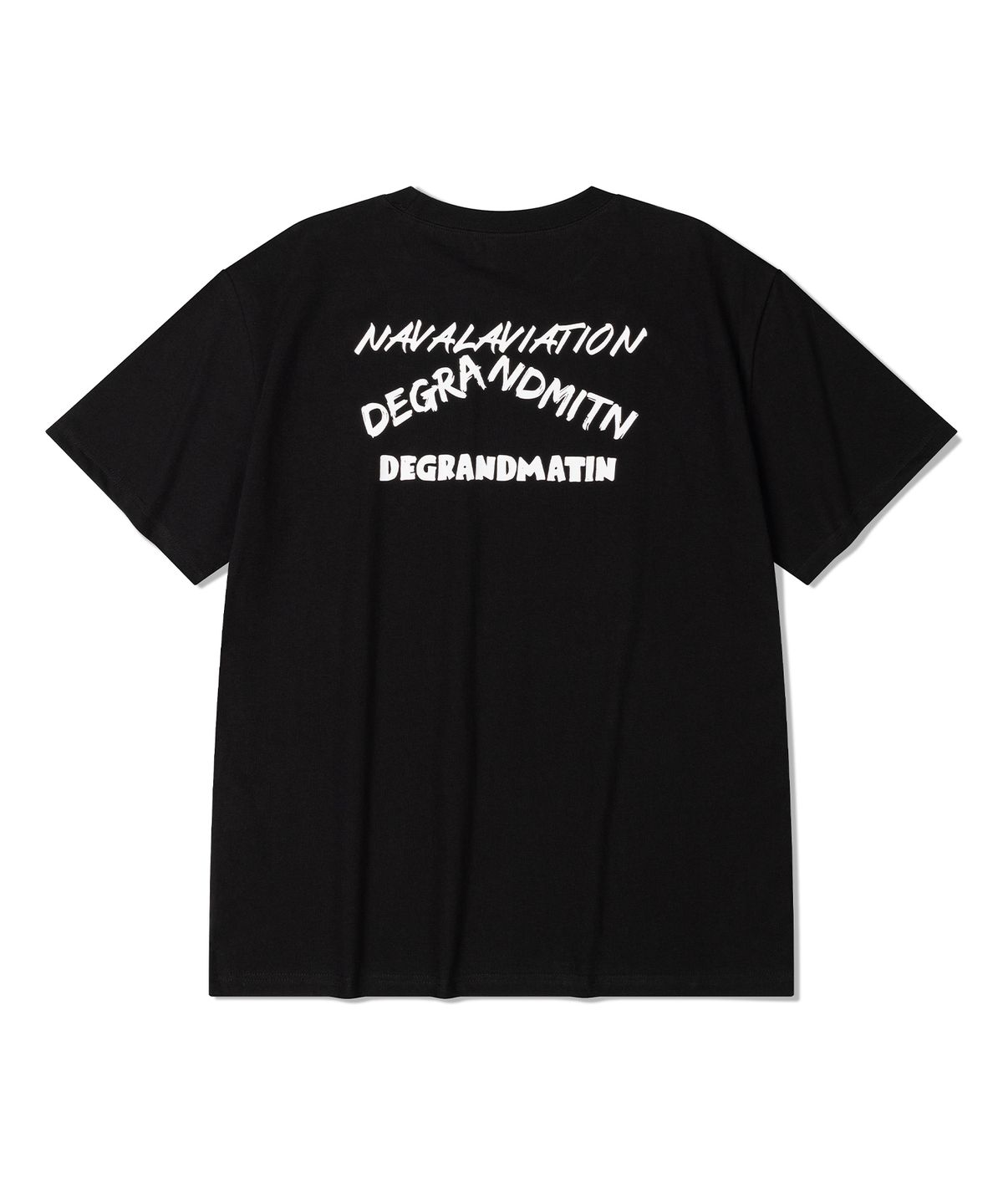 디 그랜드 마틴(DE GRAND MATIN) CROSS LOFO TEE_BLACK