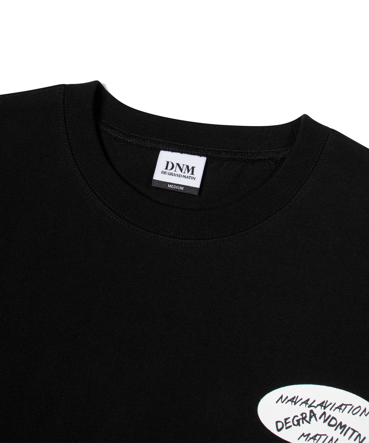 디 그랜드 마틴(DE GRAND MATIN) CROSS LOFO TEE_BLACK