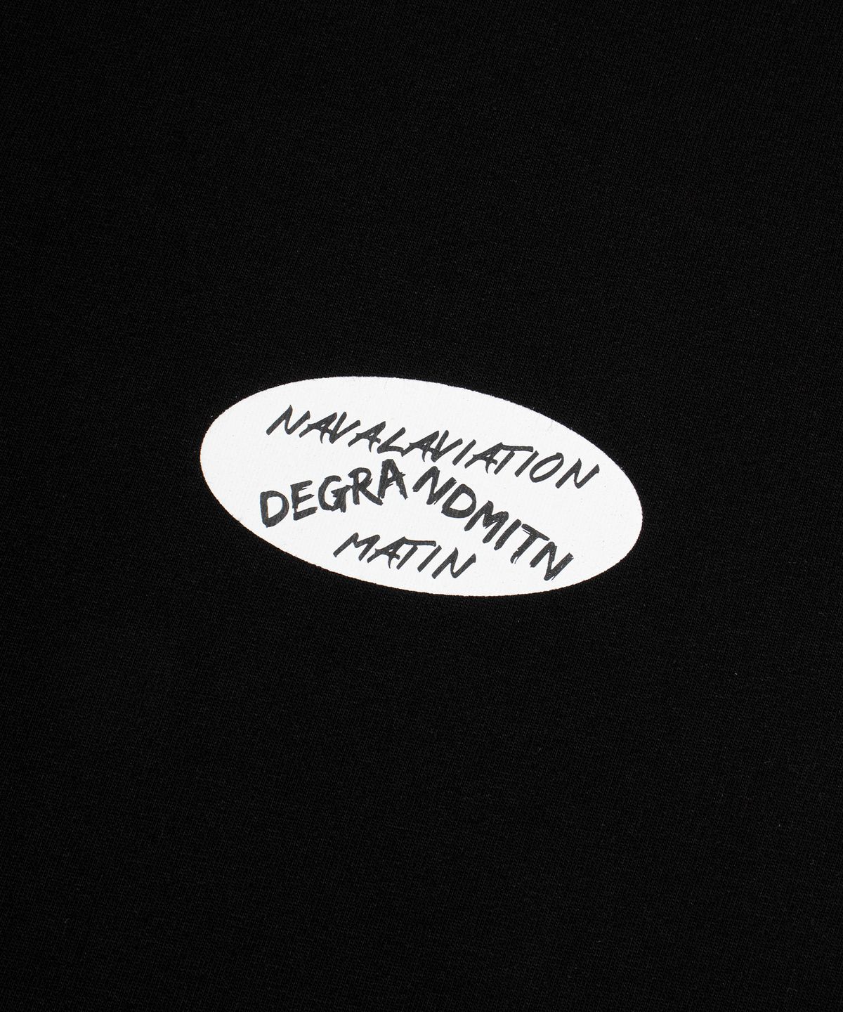 디 그랜드 마틴(DE GRAND MATIN) CROSS LOFO TEE_BLACK