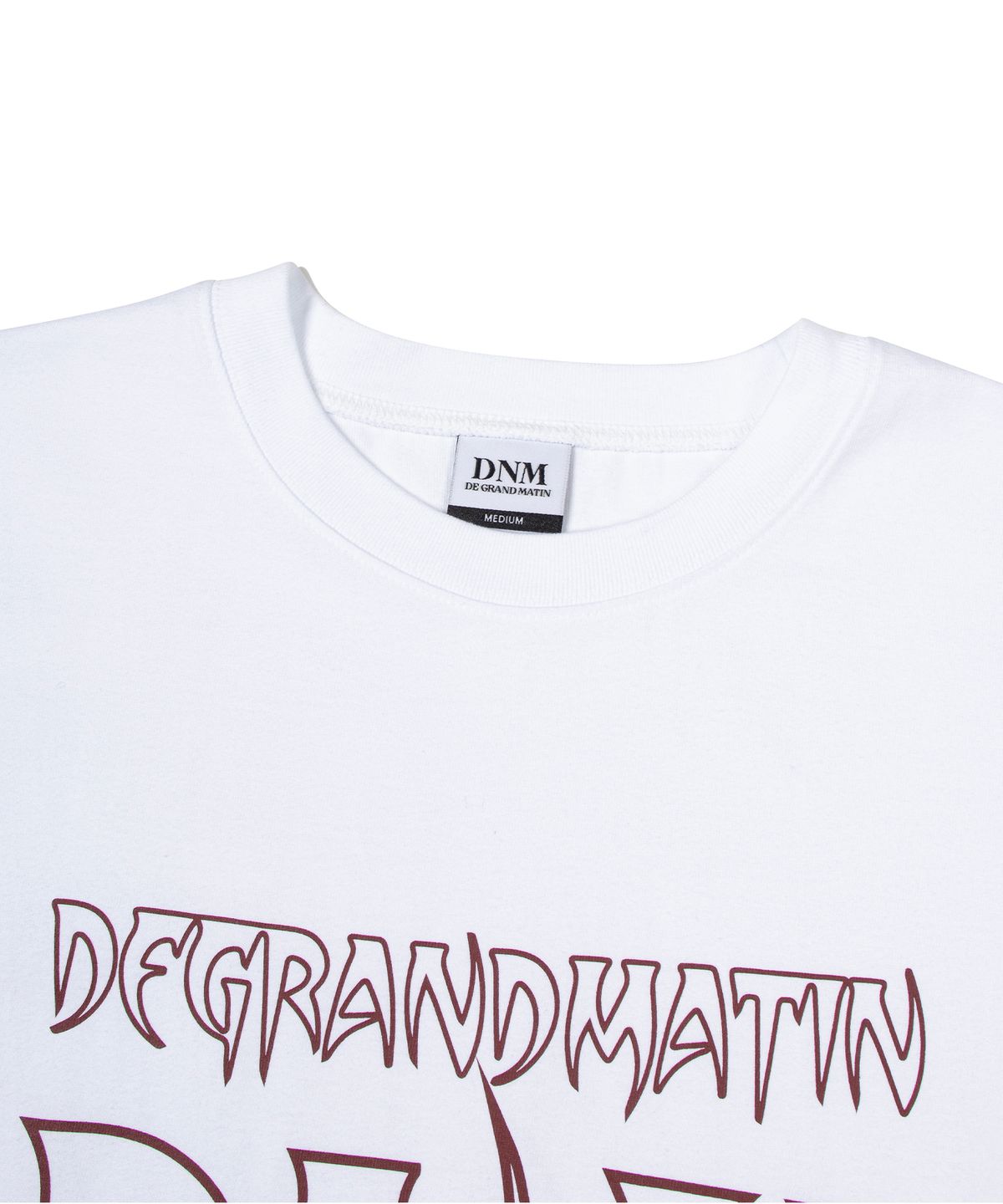 디 그랜드 마틴(DE GRAND MATIN) EDGE LOGO TEE_WHITE