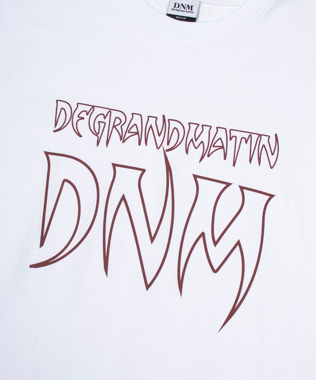 디 그랜드 마틴(DE GRAND MATIN) EDGE LOGO TEE_WHITE