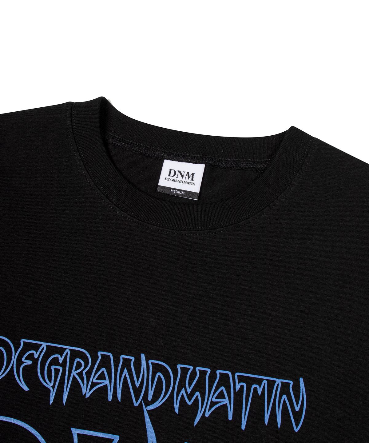 디 그랜드 마틴(DE GRAND MATIN) EDGE LOGO TEE_BLACK