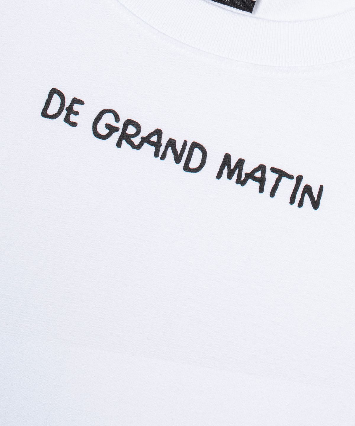 디 그랜드 마틴(DE GRAND MATIN) FRONT LOGO TEE_WHITE