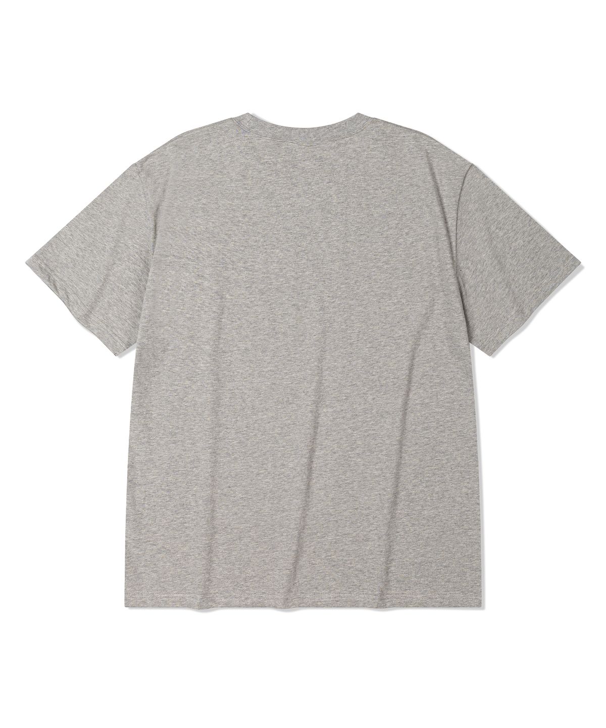 디 그랜드 마틴(DE GRAND MATIN) NAVY LOGO TEE_MELANGE GRAY