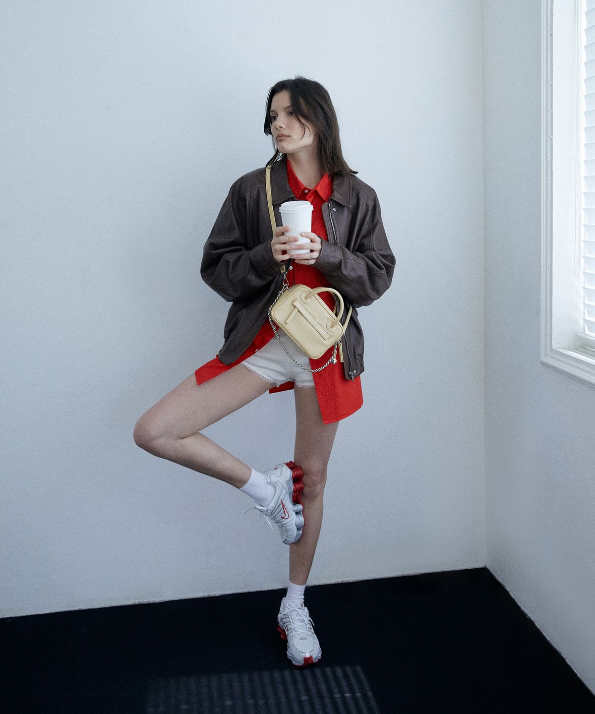 크리스틴프로젝트(CHRISTINE PROJECT) TWO ZIPPER BAG LUNCH BOX EXCLUSIVE(MILK BUTTER)