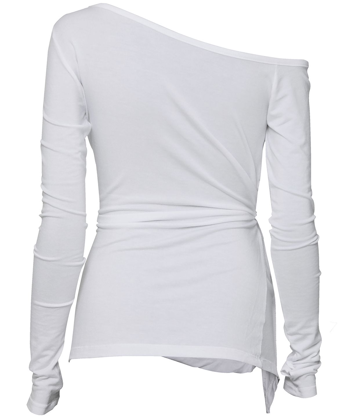 플레어업(FLAREUP) Handmade Twisted One-Shoulder Long Sleeve (FL-117_White)