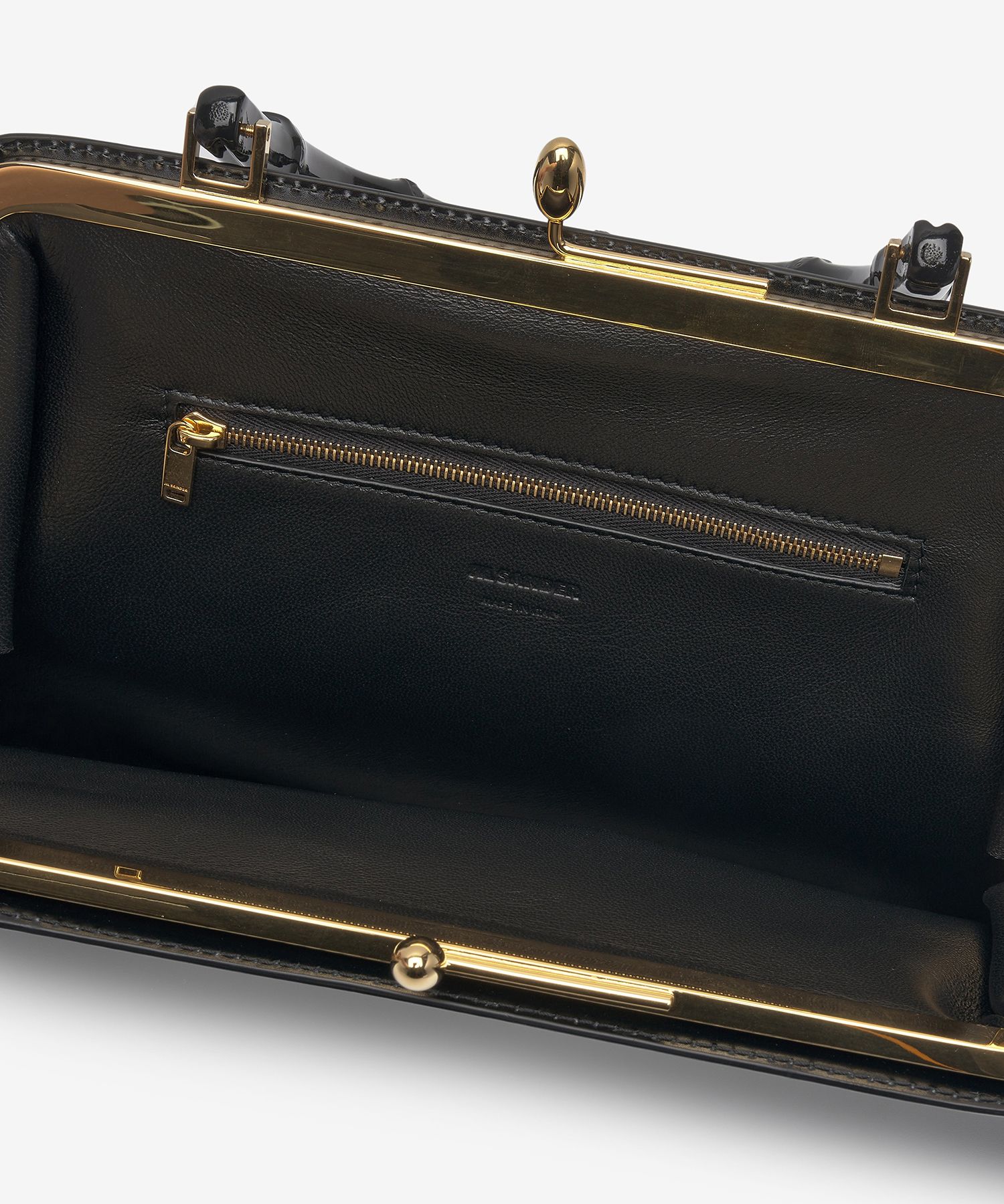 MUSINSA | JIL SANDER Medium Height Frame Square Bamboo Tote
