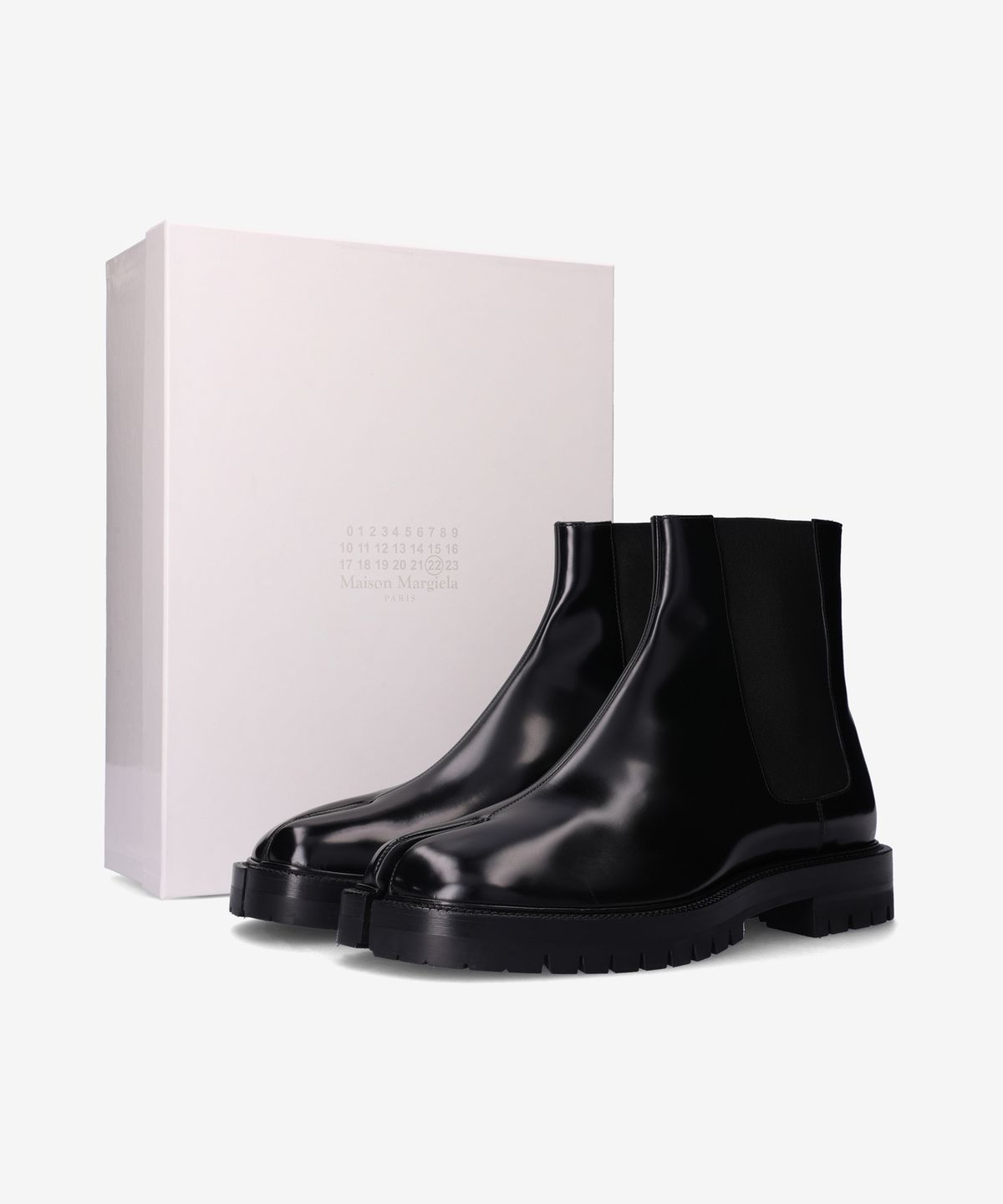 메종 마르지엘라(MAISON MARGIELA) 타비 카운티 첼시 부츠 - 블랙 / S57WU0275P3827H8396