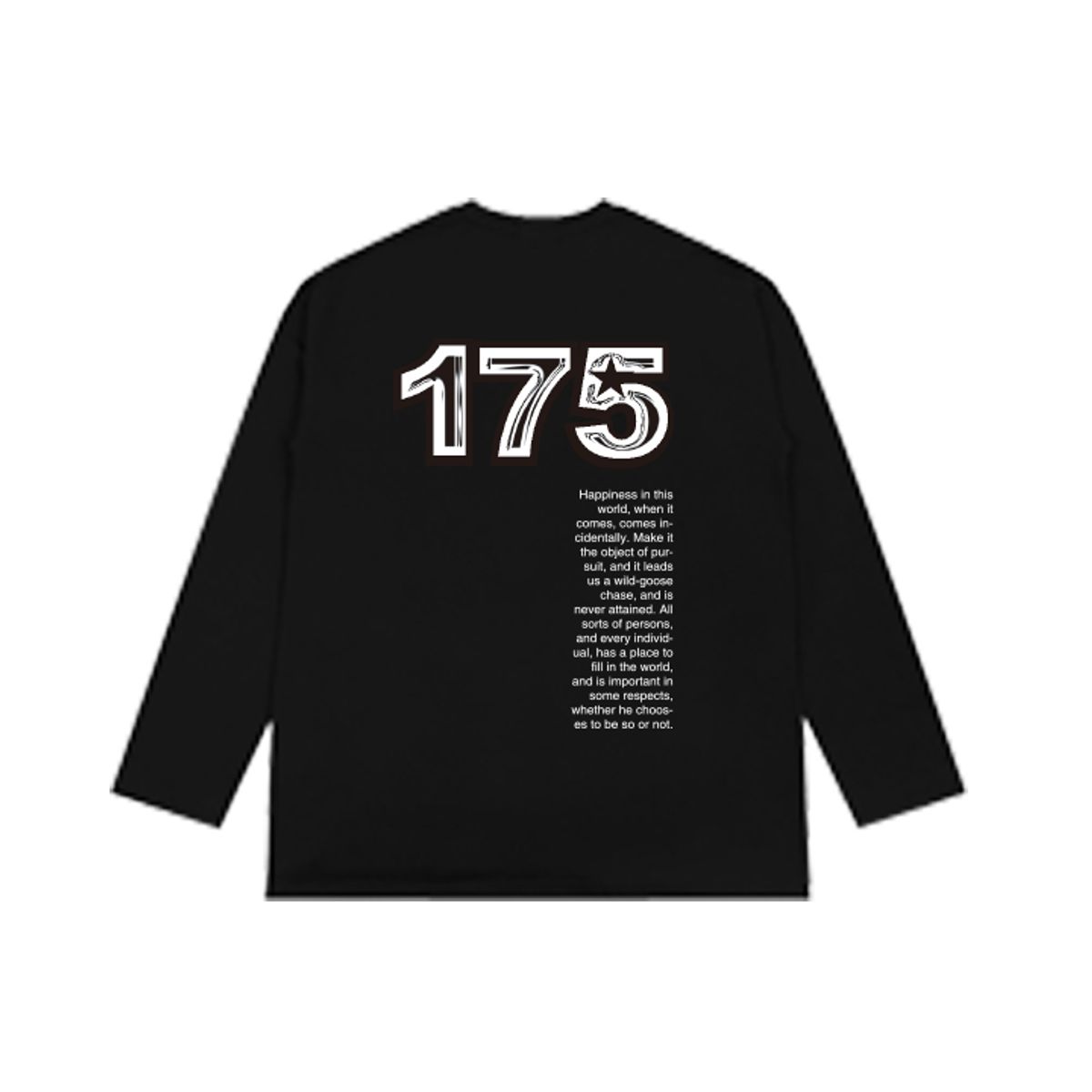 프랑켄모노(FRANKENMONO) 175 레터링 긴팔티