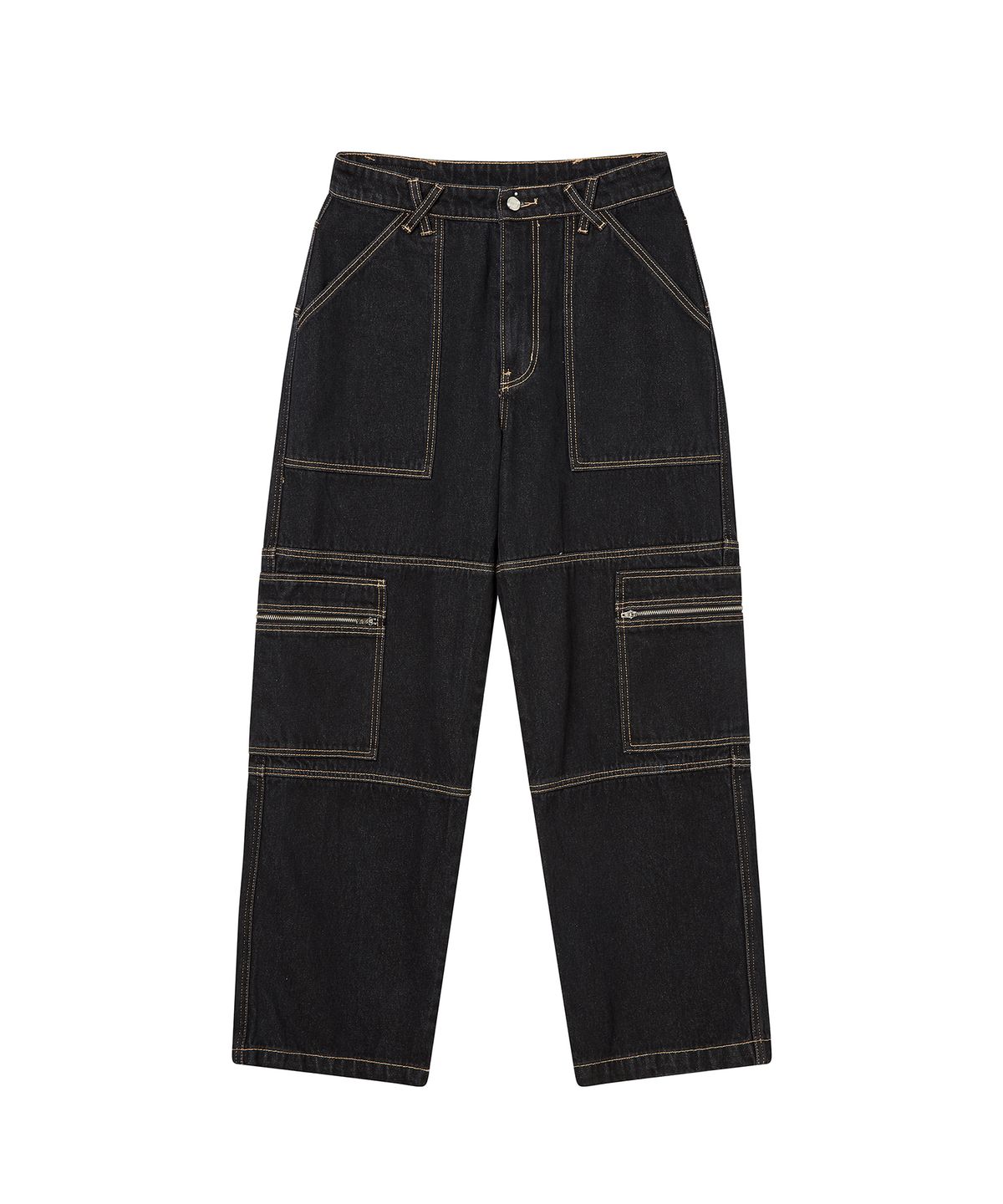 엔와이엑스엑스(NYXX) CARCO POCKET DENIM PANTS BLACK WASHED