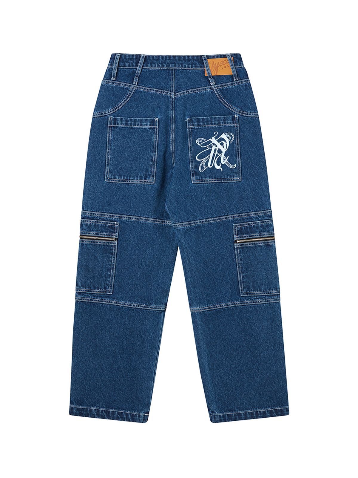 엔와이엑스엑스(NYXX) CARCO POCKET DENIM PANTS MID BLUE