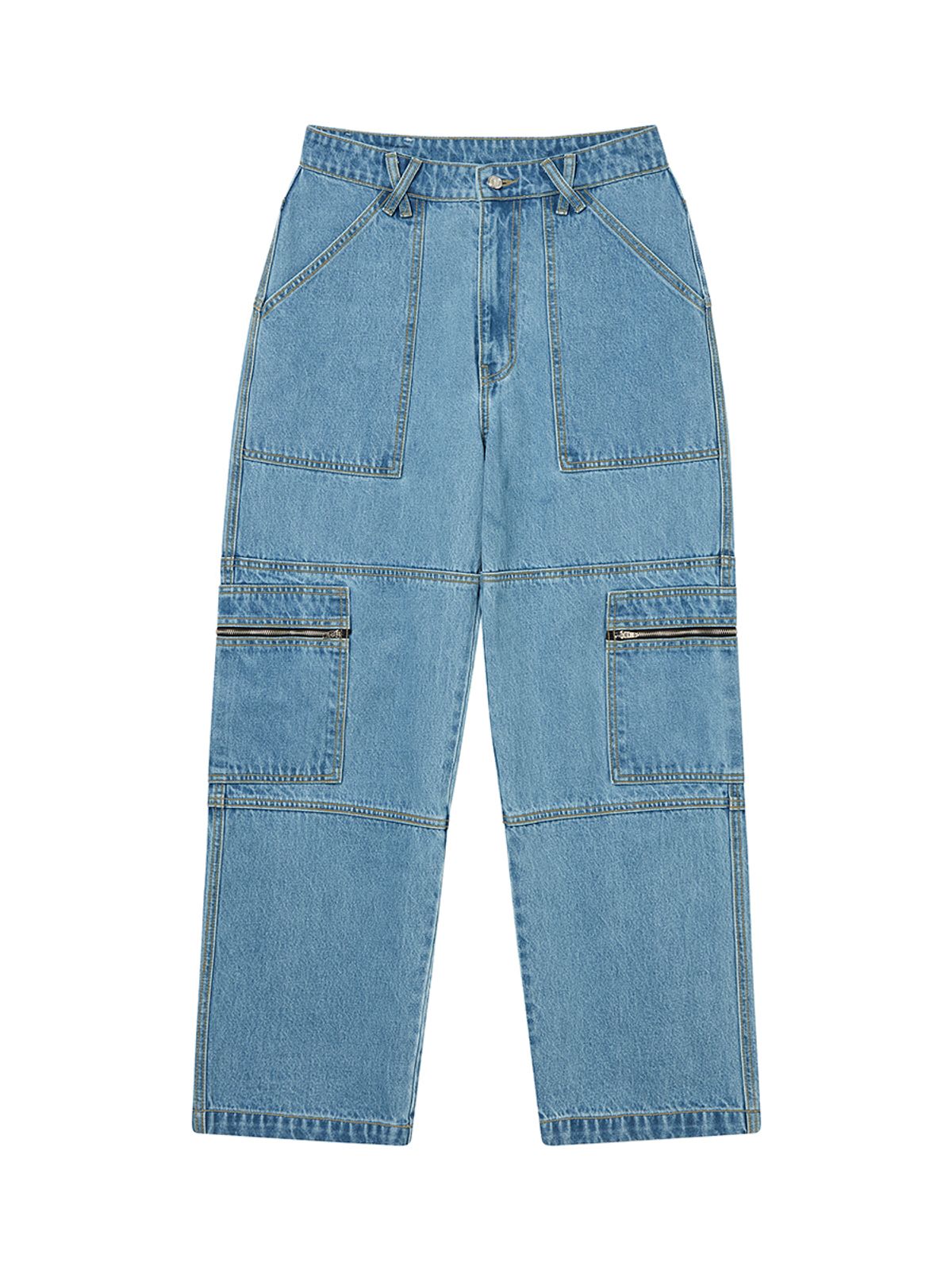 엔와이엑스엑스(NYXX) CARCO POCKET DENIM PANTS LIGHT BLUE