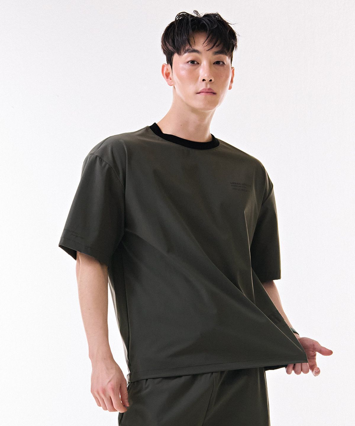 체이스컬트(CHASECULT) 공용 스트레치 그래픽 반팔 티셔츠-DBRU5824D0V