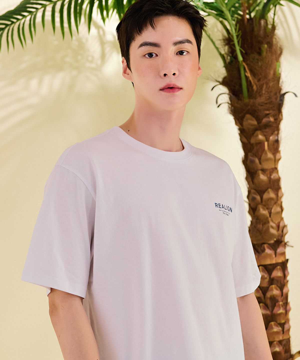 체이스컬트(CHASECULT) 공용 뒷판 그래픽 반팔 티셔츠-DBZU5802C01