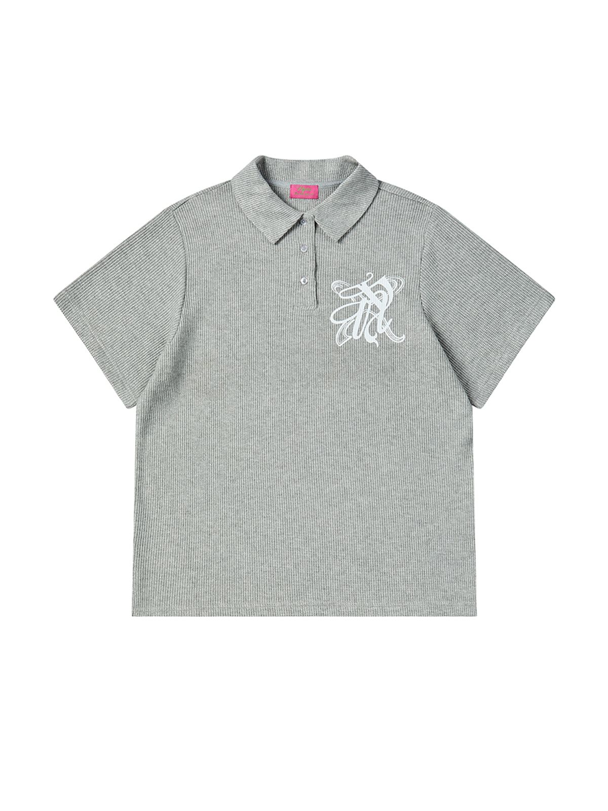 엔와이엑스엑스(NYXX) EMBLEM PIQUE TEE GRAY