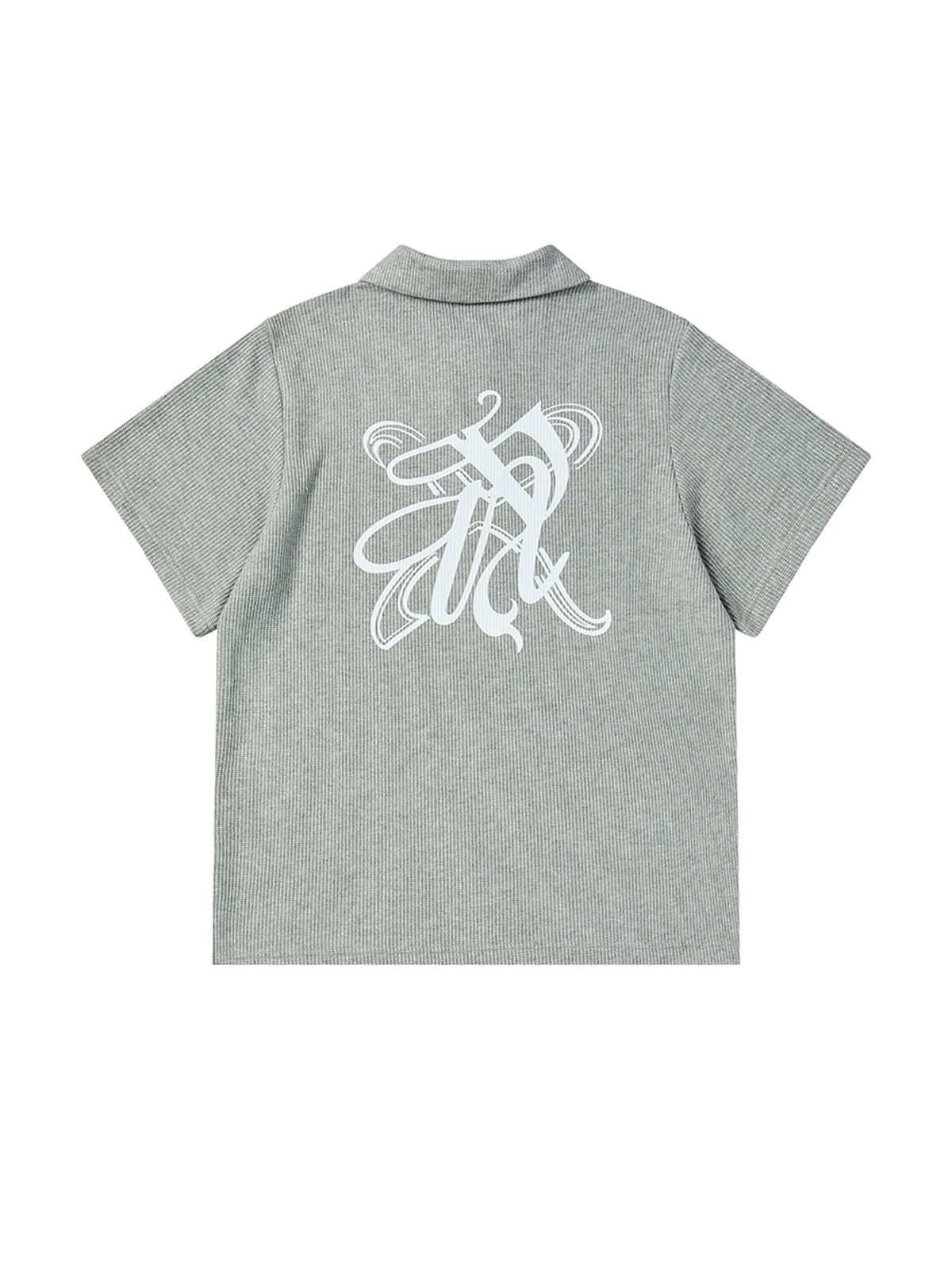 엔와이엑스엑스(NYXX) EMBLEM PIQUE TEE GRAY