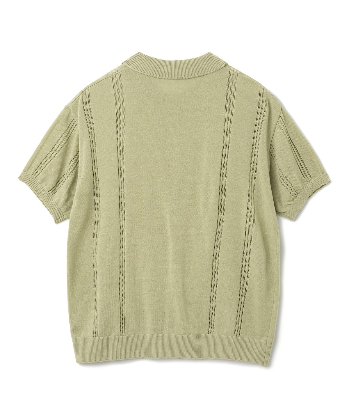 니티드(KNITTED) 린넨 스카시 니트 셔츠 SAGE GREEN