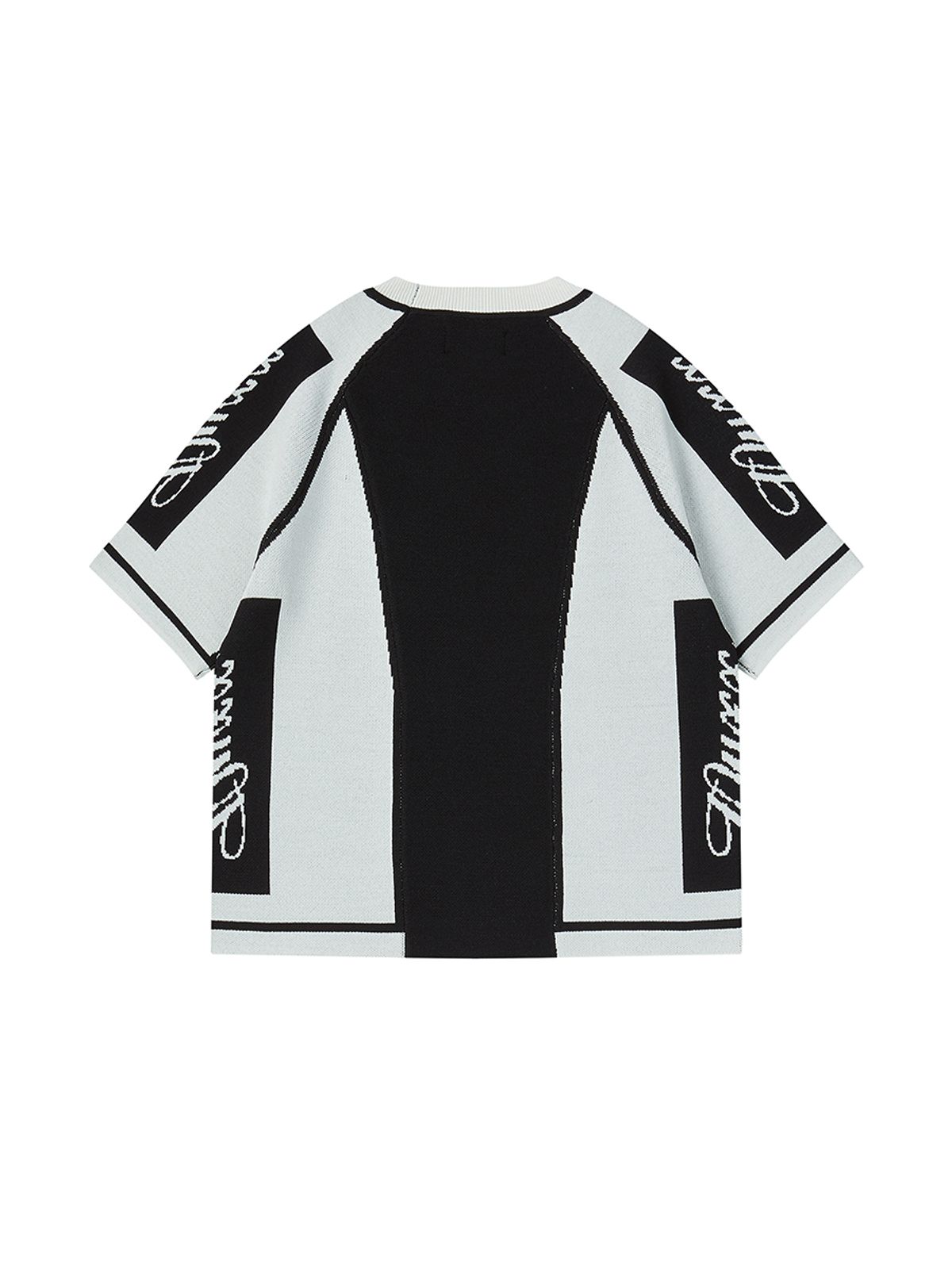 엔와이엑스엑스(NYXX) SPORT STRETCH KNIT TOP BLACK